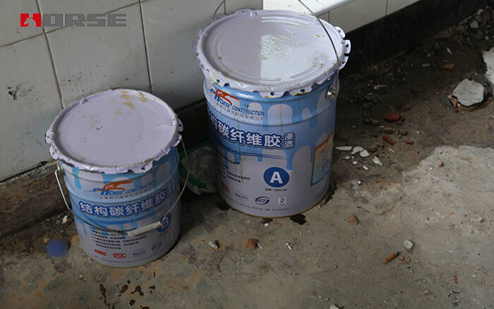 Carbon fiber wrap concrete repair system Carbon fiber wrap concrete repair system