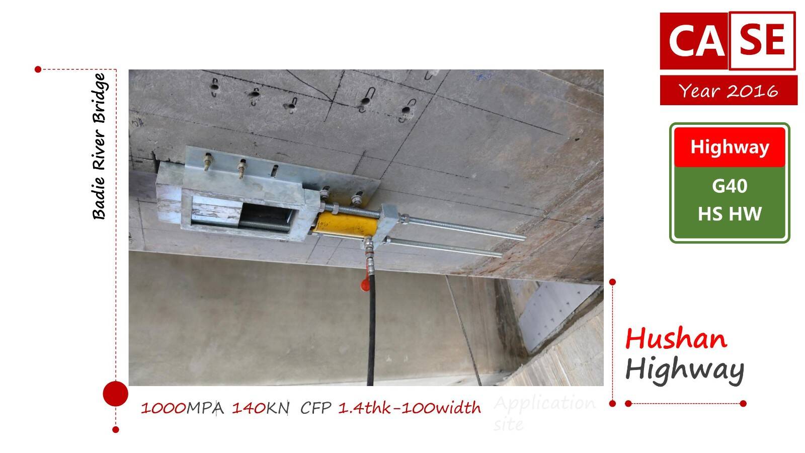 prestressed CFRP laminate prestressed CFRP laminate