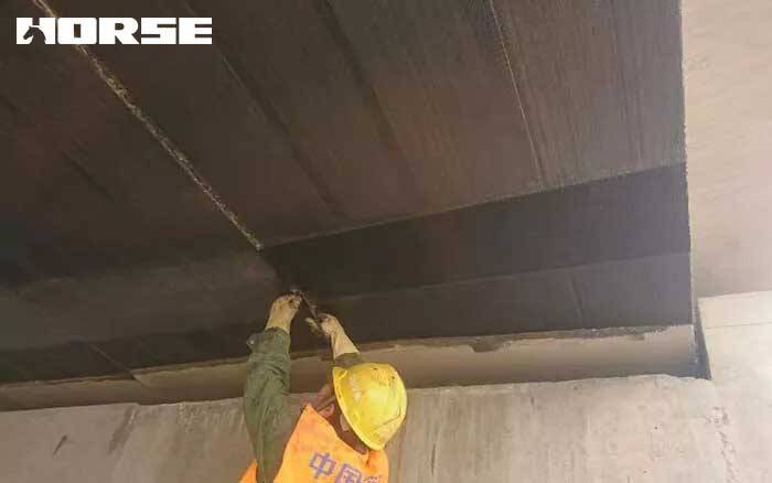 Carbon fiber wrapping(CFRP) for bridge repair Carbon fiber wrapping(CFRP) for bridge repair