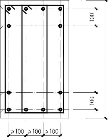 Beam planting section enlargement Beam planting section enlargement