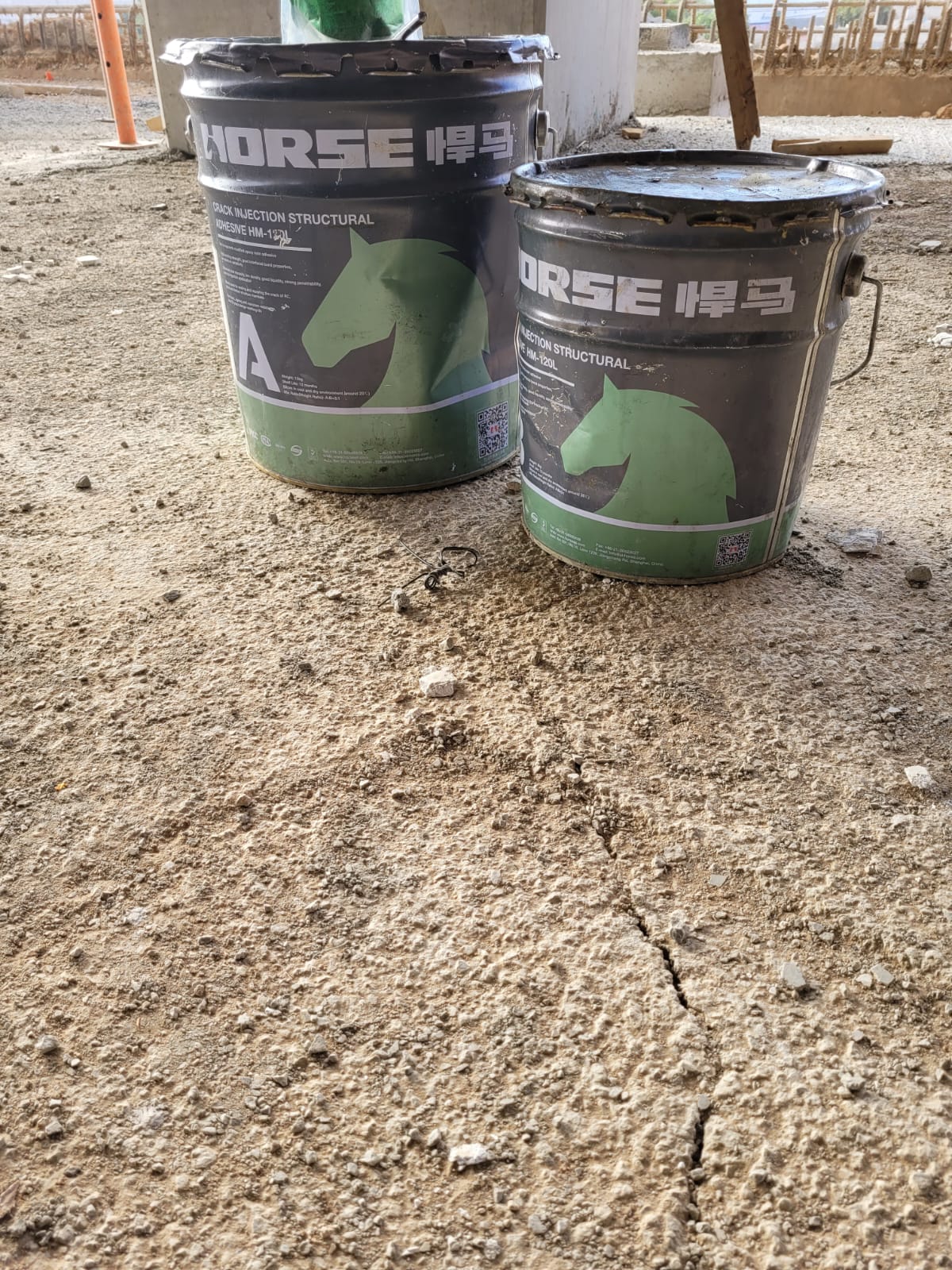 HM-120ML Crack Injection for Mexico Shopping Center HM-120ML Crack Injection for Mexico Shopping Center