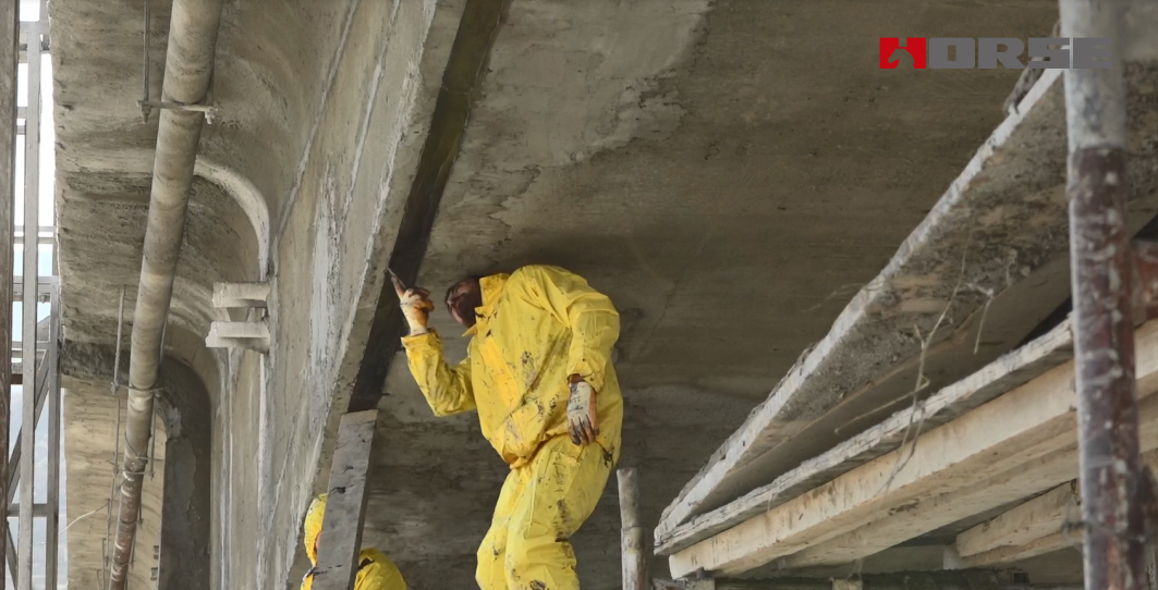 Reinforced Exposed Concrete Bridge With Carbon Fiber Plate Reinforced Exposed Concrete Bridge With Carbon Fiber Plate