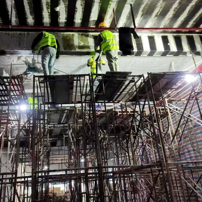 floor slab and beam with carbon fiber sheet floor slab and beam with carbon fiber sheet