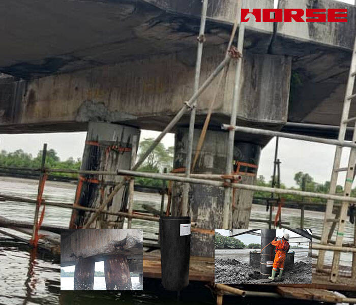 frp pile jackets for marine structures