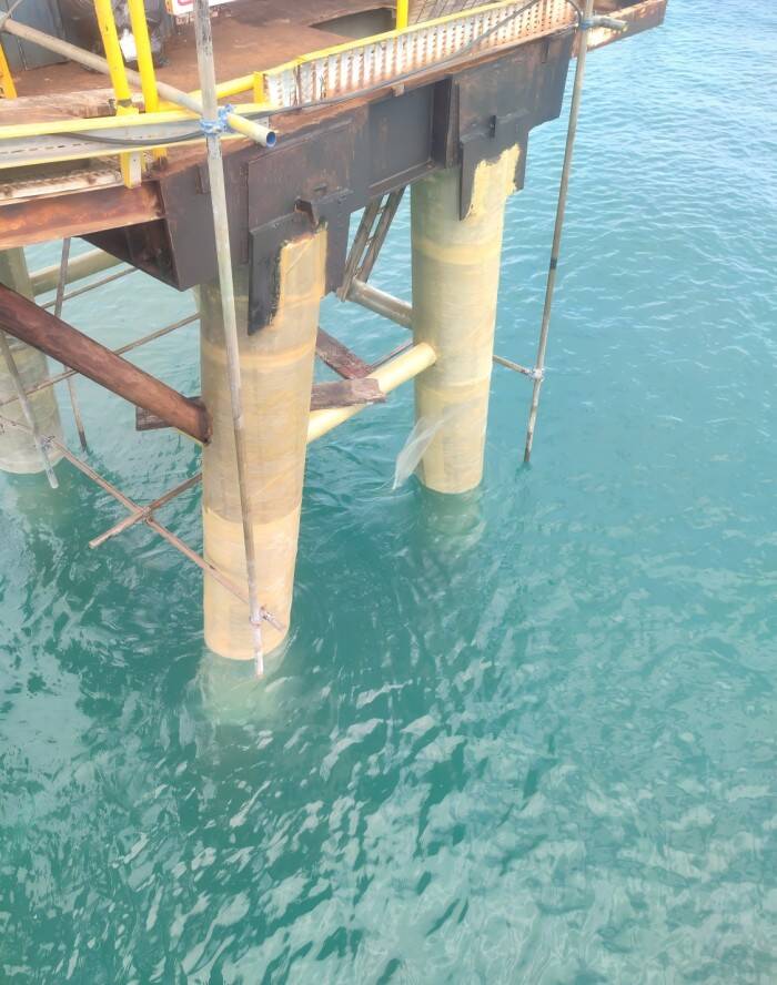 FRP Composite Strengthening Port Terminal in Indonesia FRP Composite Strengthening Port Terminal in Indonesia