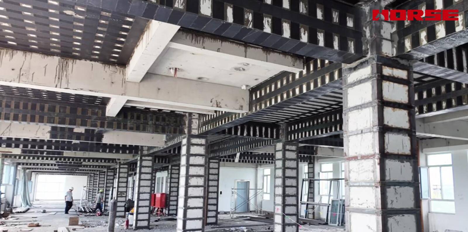 Structural Retrofit for Commercial-to-Senior-Care Conversion -- Carbon Fiber & Steel Jacketing Structural Retrofit for Commercial-to-Senior-Care Conversion -- Carbon Fiber & Steel Jacketing