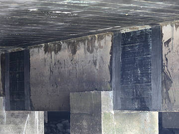 Repair of cracks in Water Supply Plant